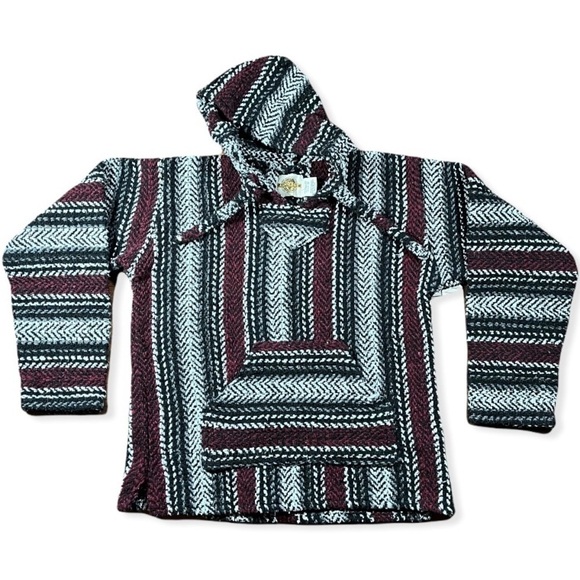 Earth Ragz Iguana Jack Baha Burgundy Pullover Sweatshirt - Picture 9 of 11